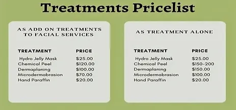 The Magic of Add-On Treatments to Enhance Result 5 treatment pricelist blog thepark medspa in Highland Park NJ | The Magic of Add-On Treatments to Enhance Result