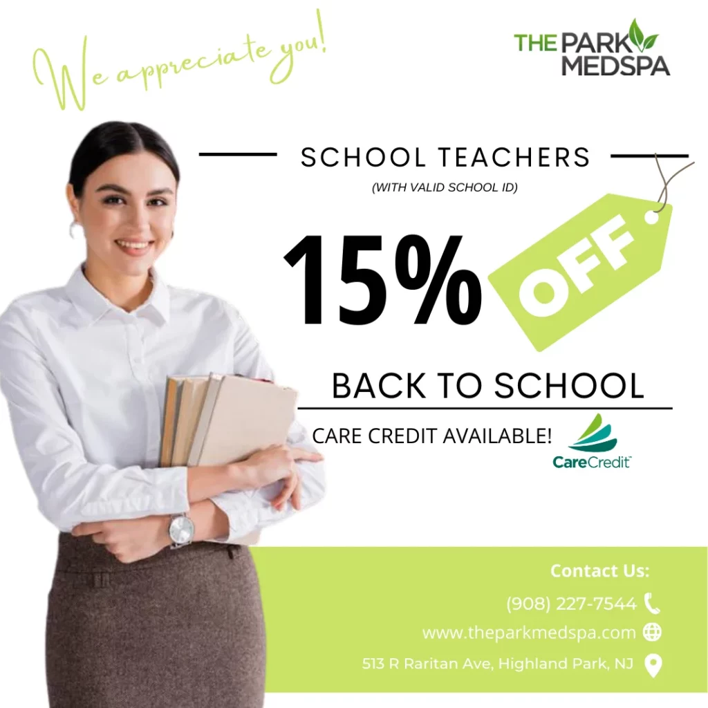 August Newsletter 13 school techer blog thepark medspa in Highland Park NJ | August Newsletter